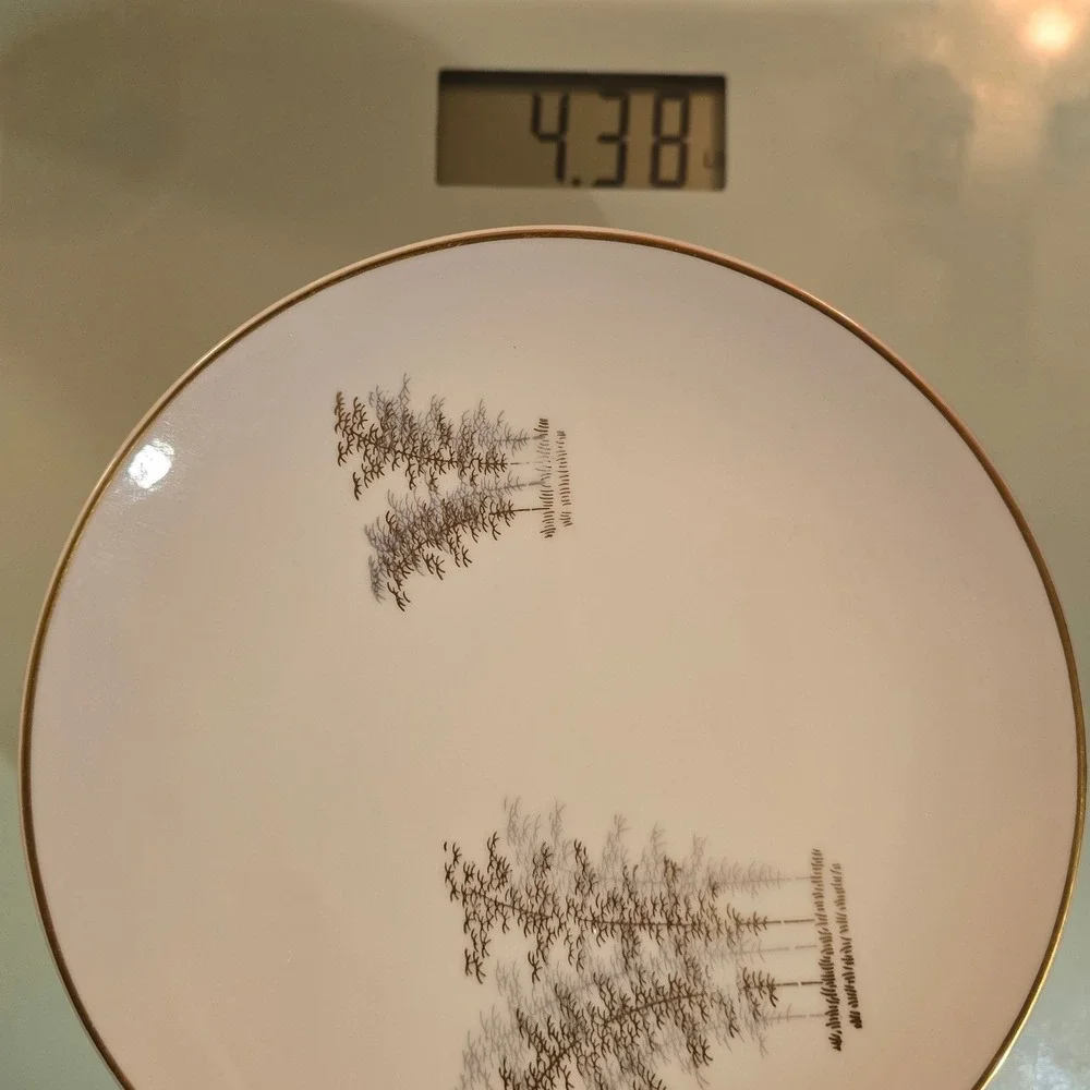 Fukagawa‎ Arita Japan Pattern 901 Bamboo Porcelain Plates Set of 12 6.25